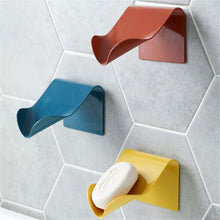 Load image into Gallery viewer, Soap Dishes Drain Sponge Holder Bathroom Organizer Wall Mounted Storage Rack Soap Box Bathroom Products Portable Soap Dishes