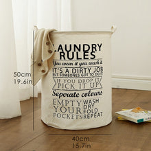Load image into Gallery viewer, Tyvek laundry basket canvas Toy Storage Box Splice flexible veneer brown paper handbag burlywood Dirty clothes organizer Bin