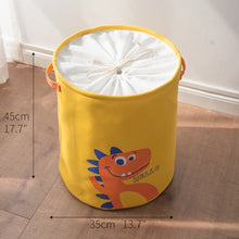 Load image into Gallery viewer, Tyvek laundry basket canvas Toy Storage Box Splice flexible veneer brown paper handbag burlywood Dirty clothes organizer Bin
